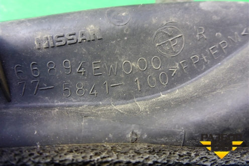 Молдинг лобового стекла правый (нижний уголок) (66894EW000) для Nissan Almera G15 с 2012г (Альмера Г15)