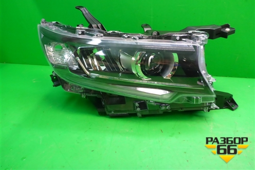 Фара правая (после 2017г LED без блока) (8114560N20) для Toyota Land Cruiser Prado(150) с 2009г (Ленд Крузер Прадо)