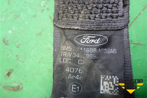 Ремень безопасности задний левый (BM51611B68AС) для Ford Focus 3 с 2011г (Фокус)