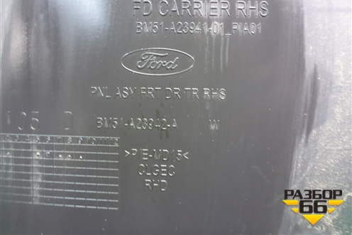 Обшивка двери передней правой под электрику (BM51A2394101) для Ford Focus 3 с 2011г (Фокус)