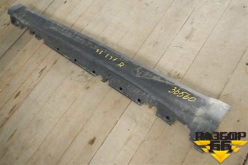 Накладка на порог наружная правая для BMW X6 E71 с 2008-2014г (Х6 Е71)