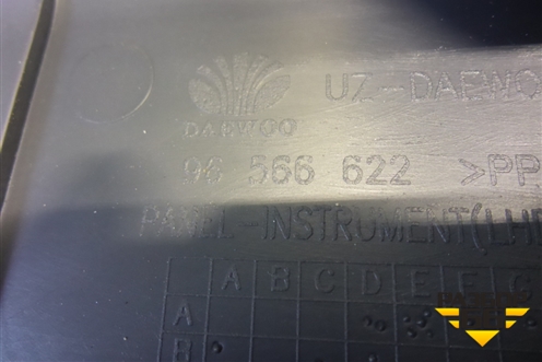 Торпедо не под AIR BAG (96566622) для Daewoo Matiz с 1998-2015г (Матиз)