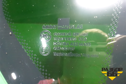 Стекло глухое правое (5-ти дверный кузов) для Chevrolet Aveo (T250) с 2005-2011 (Авео Т250)