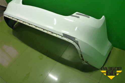 Бампер задний (60U807421B) для Skoda Rapid с 2013г (Рапид)