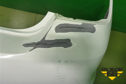 Бампер задний (60U807421B) для Skoda Rapid с 2013г (Рапид)