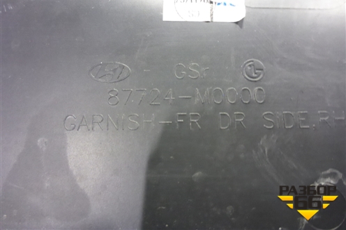 Накладка двери передней правой (87724M0000) для Hyundai Creta с 2016-2021г (Крета)