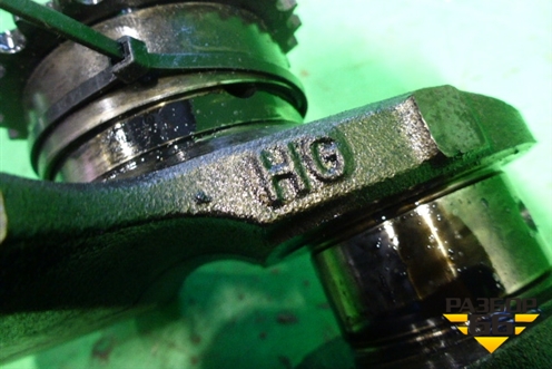 Коленвал (1.9л PSAWJY дизель коренной-59.8 шатунный-49.9) для Citroen Berlingo с 2002-2010г (Берлинго 1)