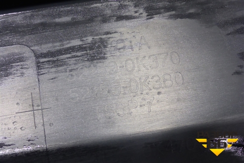 Бампер задний (под парктроник) (521590K370) для Toyota Fortuner с 2016г (Фортунер)