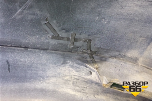 Бампер задний (850224AA0H) для Nissan Almera G15 с 2012г (Альмера Г15)