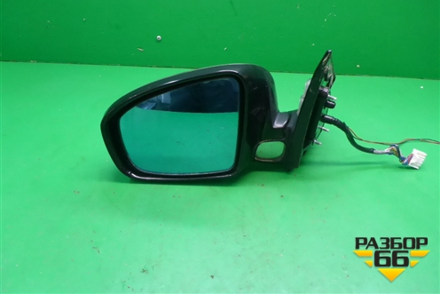 Зеркало левое электрическое (с камерой контактов 17+2 правый руль) для Nissan Murano (Z51) с 2007-2015г (Мурано)