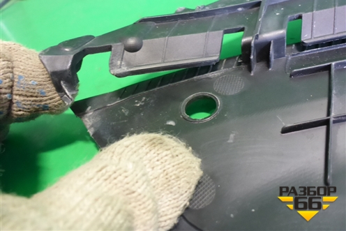 Накладка декоративная на переднюю панель (после 2018г) (86360D4500) для Kia Optima с 2015г (Оптима 4)