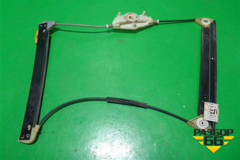 Стеклоподъёмник электрический задний левый (без моторчика) для Volkswagen Touareg c 2002-2010г (Туарег)