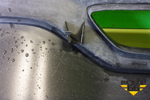 Юбка заднего бампера (под парктроник) (52453F4010) для Toyota C-HR с 2016г (Цашр)