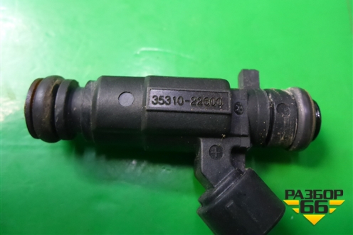 Форсунка инжекторная электрическая (1.5л G4EC) (3531022600) для Hyundai Aсcent с 2000г (Акцент)