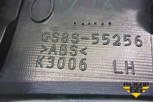 Накладка на торпедо левая (правый руль) (GS8S55256) для Mazda Mazda 6 (GH) с 2007-2012г