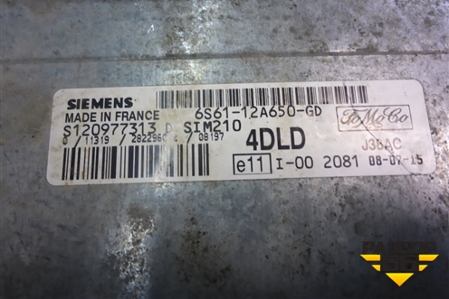 Блок управления двигателем (1.4л FXJA МКПП) (6S6112A650GD) для Ford Fusion с 2002г (Фьюжн)