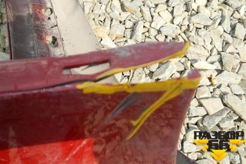 Бампер задний без накладки для Peugeot 207 с 2006-2015г