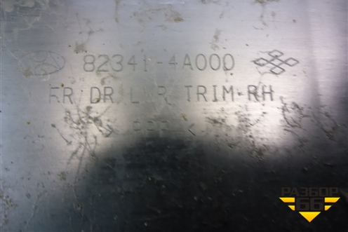 Обшивка двери передней правой под электрику (823414A000) для Hyundai Starex H1 с 1996-2007г (Старекс Н1)