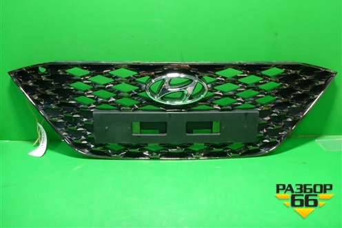 Решетка радиатора (после 2020г под парктроник) (86366H5520) для Hyundai Solaris с 2017г (Солярис)