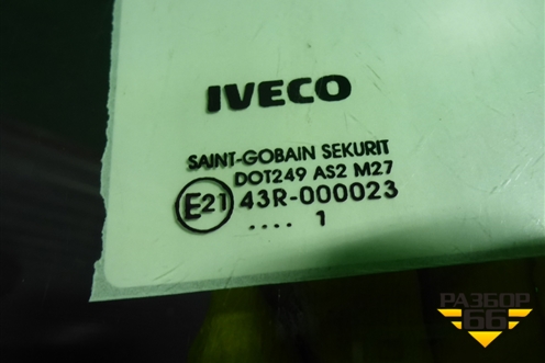 Стекло двери левой для Iveco EuroCargo III 2008г (ЕвроКарго)