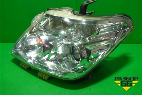 Фара левая (до 2014г ксенон с блоком и лампой) (260601LB1B) для Nissan Patrol (Y62) с 2010г (Патрол)