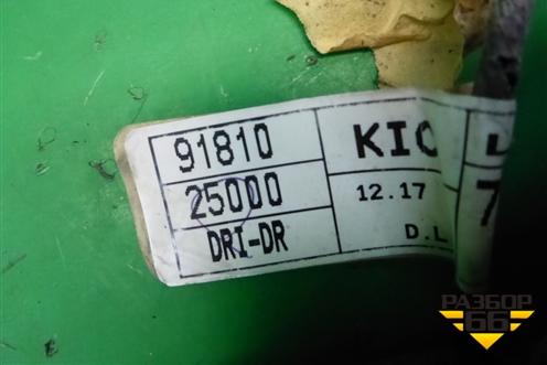 Проводка двери передней левой (мех.стеклоподъёмник) (9181025000) для Hyundai Aсcent с 2000г (Акцент)