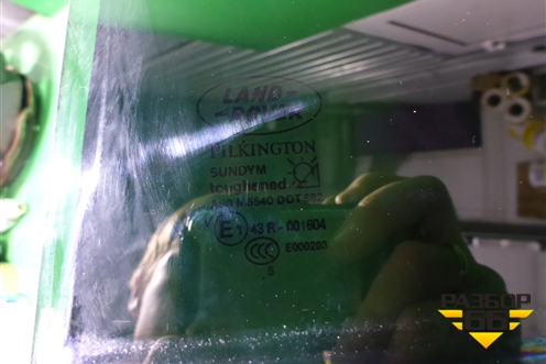 Стекло двери задней левой (не пакет) для Land Rover Range Rover Sport с 2005-2012г (Спорт)