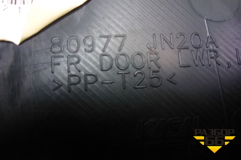 Обшивка двери передней левой под электрику (правый руль) (80977JN20A) для Nissan Teana (J32) с 2008-2013г (Теана)