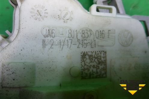 Замок двери передней правой (8J1837016E) для Audi A6 (C7) с 2011-2018г (А6)