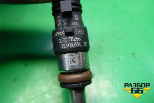 Форсунка инжекторная электрическая (1.8л CYG) (06L906031A) для Audi A6 (C7) с 2011-2018г (А6)