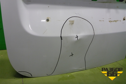 Дверь багажника левая (под стекло) (901015964R) для VAZ Largus/Ларгус с 2012-2024г