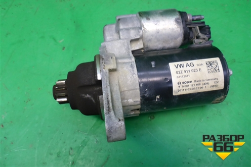 Стартер (1.4л CAX МКПП) (02Z911023E) для Volkswagen Jetta с 2010-2019г (Джетта)