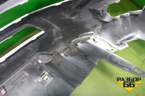 Бампер передний (под парктроник и омыватели) (7685160020) для Toyota Land Cruiser (300) с 2021г (Ленд Крузер)