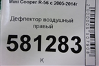 Дефлектор воздушный правый для Mini Cooper R56 с 2005-2014г (Купер)