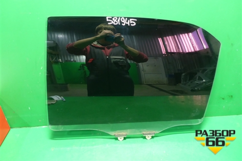 Стекло двери задней левой (седан) для Mitsubishi Lancer-9  с 2003-2008г (Лансер)