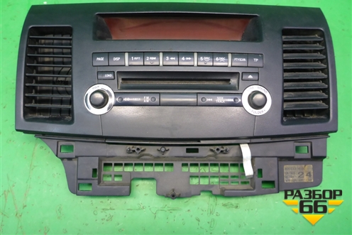 Магнитола (панель управления) (8002A378XA) для Mitsubishi Lancer-X с 2007г (Лансер)
