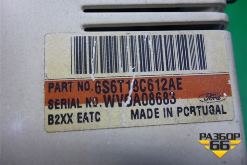 Модуль управления климатической установкой (6S6T18C612AE) для Ford Fusion с 2002г (Фьюжн)