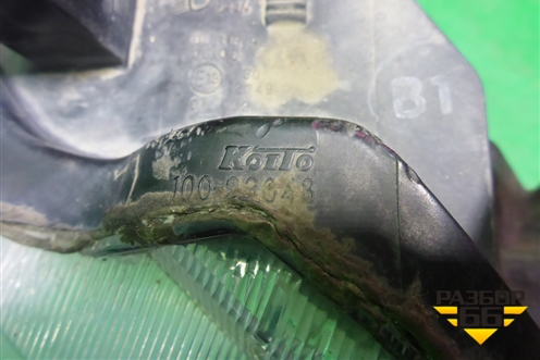 Фара правая (до 2014г ксенон с блоком и лампой установлены би ксеноновые линзы) (260101LB1B) для Nissan Patrol (Y62) с 2010г (Патрол)