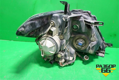 Фара левая (до 2014г ксенон с блоком и лампой установлены би ксеноновые линзы) (260601LB1B) для Nissan Patrol (Y62) с 2010г (Патрол)