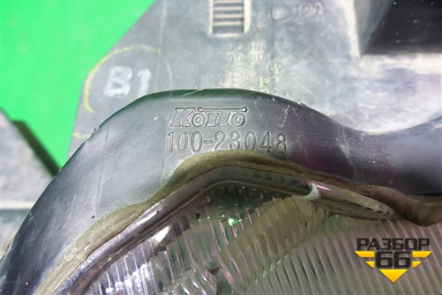 Фара левая (до 2014г ксенон с блоком и лампой установлены би ксеноновые линзы) (260601LB1B) для Nissan Patrol (Y62) с 2010г (Патрол)