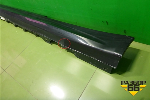 Накладка на порог наружная левая (М-Пакет) (51778054539) для BMW 4-серия F32 с 2013-2020г