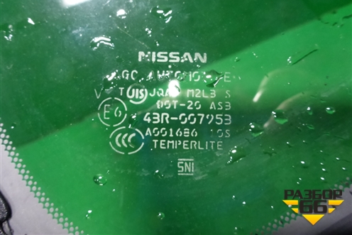 Стекло глухое правое для Nissan Murano (Z51) с 2007-2015г (Мурано)