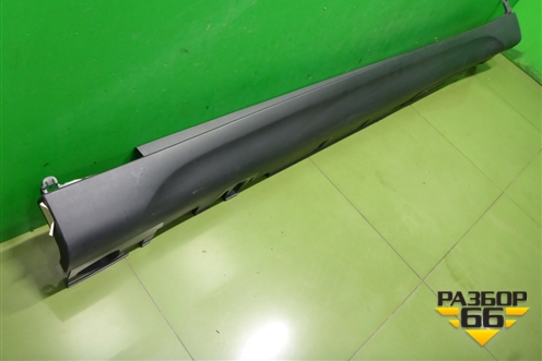Накладка на порог наружная левая (новая) (51777319853) для BMW X6 F16 с 2014г (Х6 Ф16)