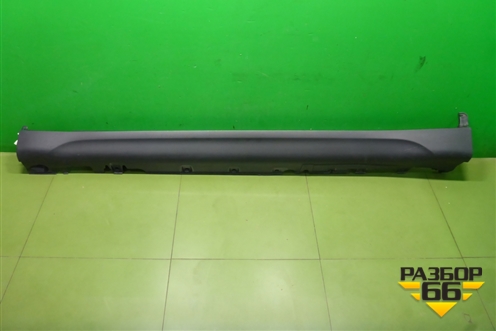 Накладка на порог наружная левая (новая) (51777319853) для BMW X6 F16 с 2014г (Х6 Ф16)