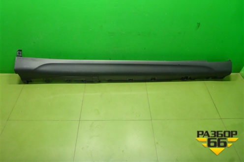 Накладка на порог наружная правая (51777319854) для BMW X6 F16 с 2014г (Х6 Ф16)