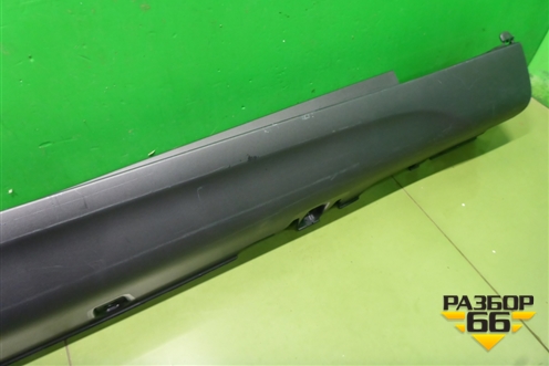 Накладка на порог наружная правая (51777319854) для BMW X6 F16 с 2014г (Х6 Ф16)