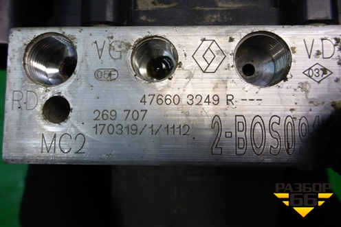 Блок ABS (476603249R) для VAZ XRAY с 2016г (Хрэй)