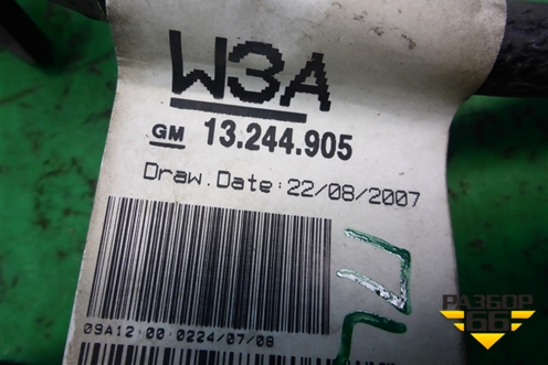 Проводка двери передней левой (13244905) для Opel Meriva с 2003-2010г (Мерива)