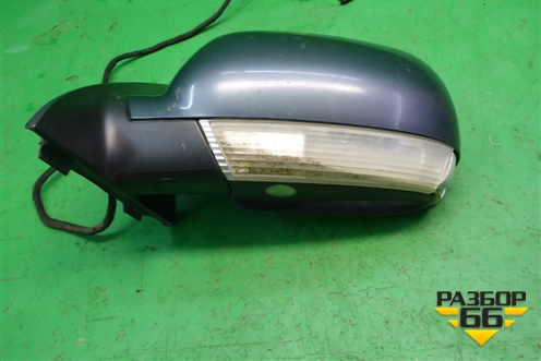 Зеркало левое электрическое (до 2006г 14 контактов) для Volkswagen Touareg c 2002-2010г (Туарег)