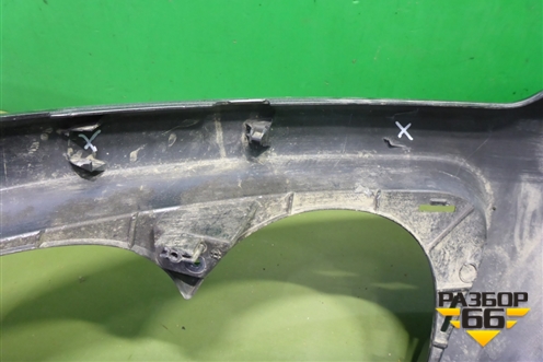 Юбка заднего бампера (2804102CR01) для Changan UNI-K с 2020г (Юни К)